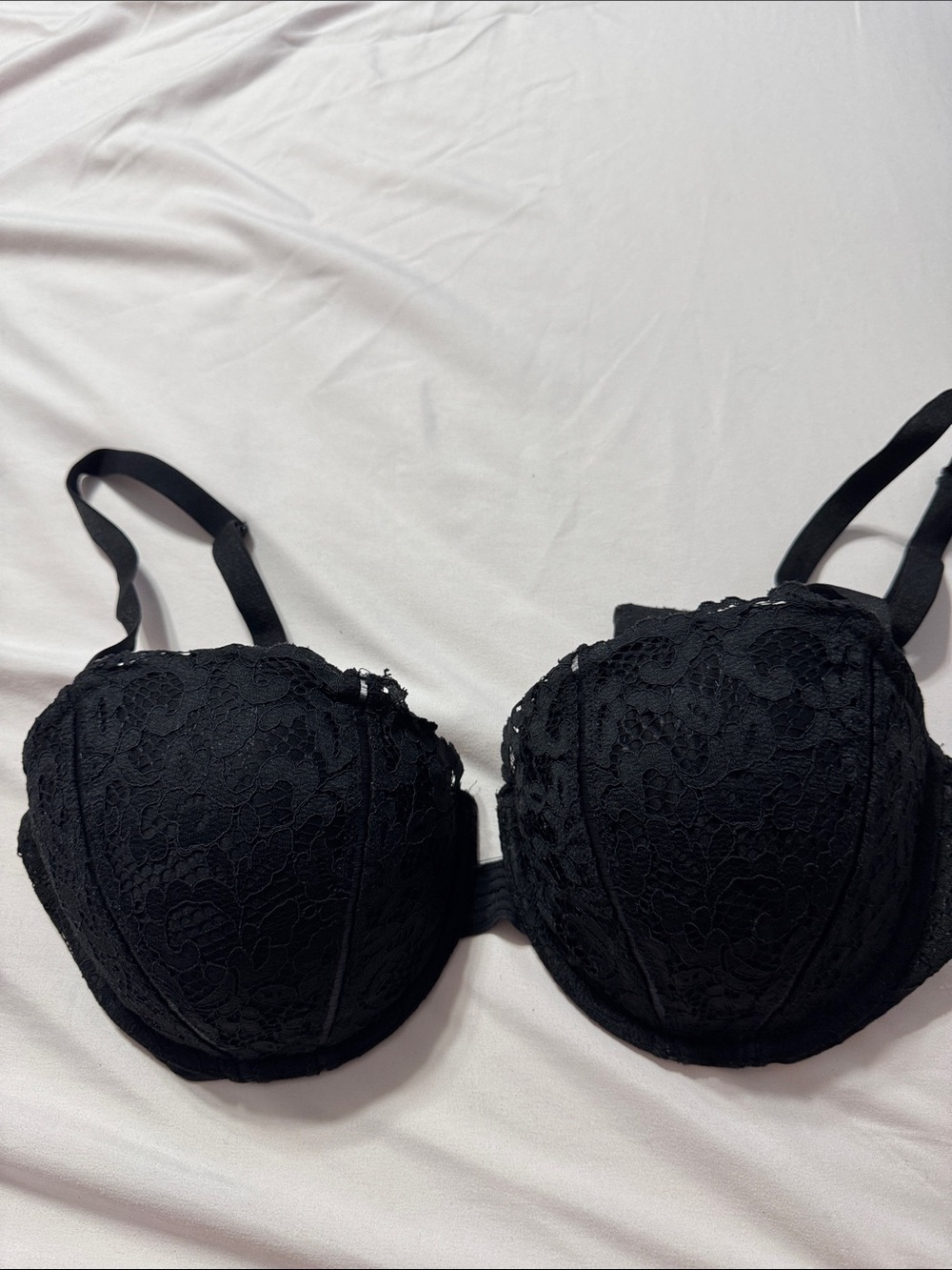 Victoria's Secret Black Lace Push-Up Bra